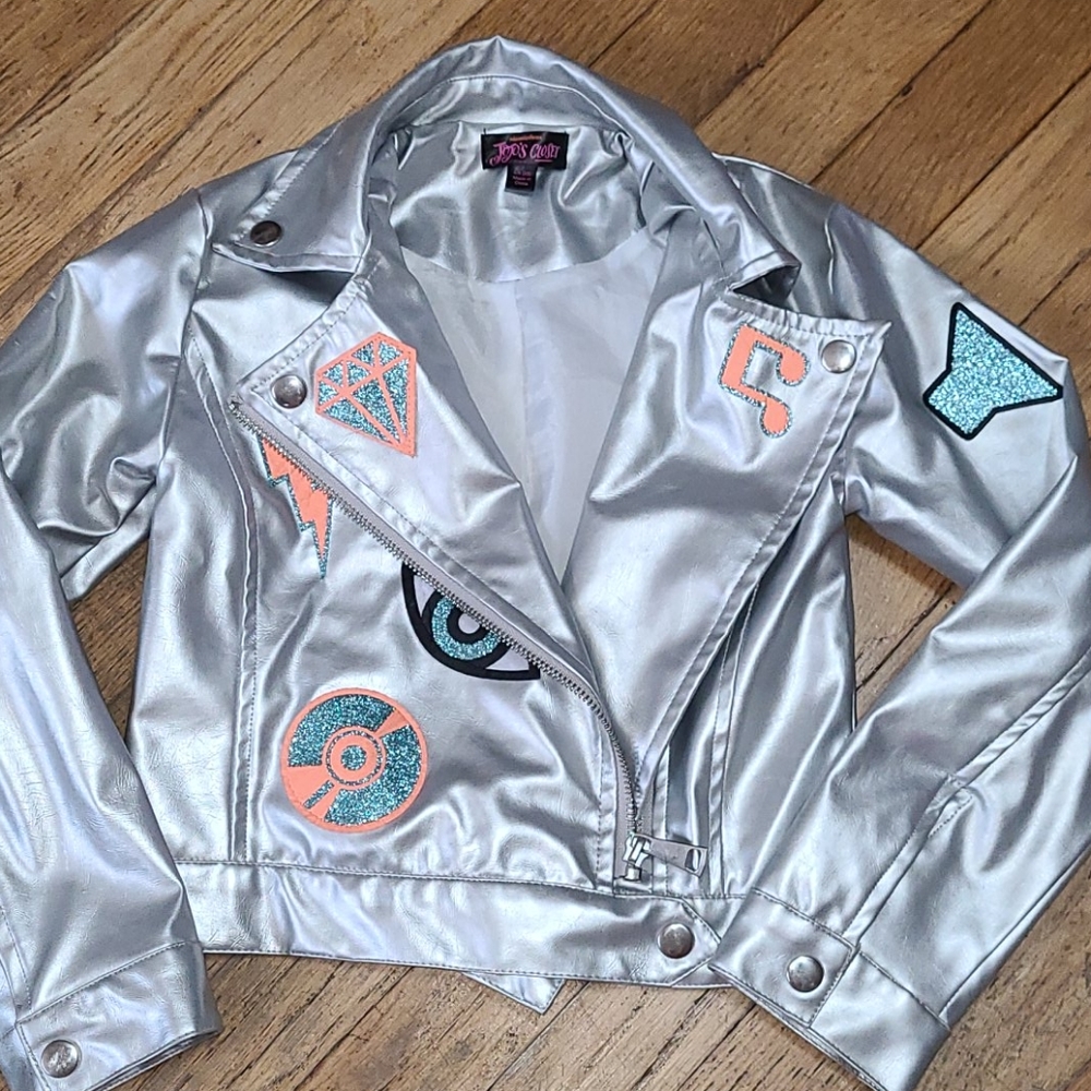 Jojo's closet silver bomber jacket style